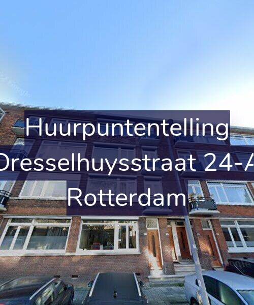 Foto gevel Huurpuntentelling voor Dresselhuysstraat 24-A, Rotterdam
