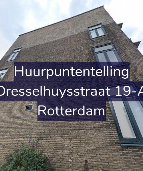 Foto gevel Huurpuntentelling voor Dresselhuysstraat 19-A, Rotterdam