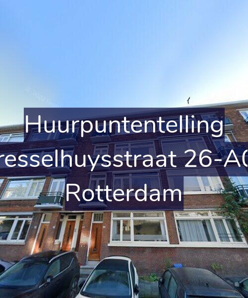 Foto gevel Huurpuntentelling voor Dresselhuysstraat 26-A01, Rotterdam
