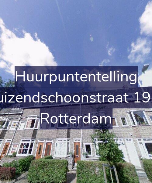 Foto gevel Huurpuntentelling voor Duizendschoonstraat 19-C, Rotterdam