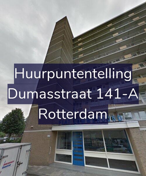 Foto gevel Huurpuntentelling voor Dumasstraat 141-A, Rotterdam