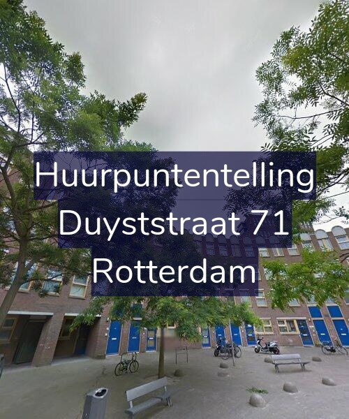 Foto gevel Huurpuntentelling voor Duyststraat 71, Rotterdam