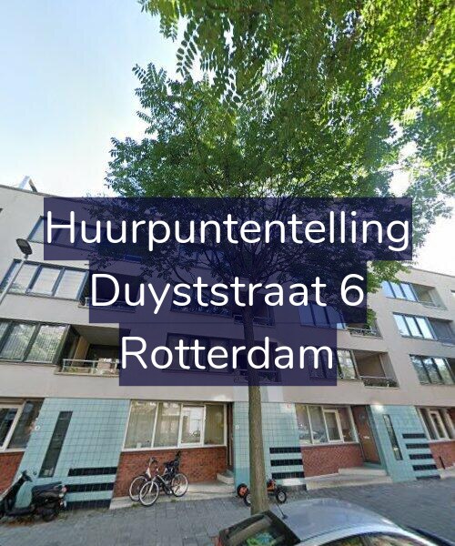 Foto gevel Huurpuntentelling voor Duyststraat 6, Rotterdam