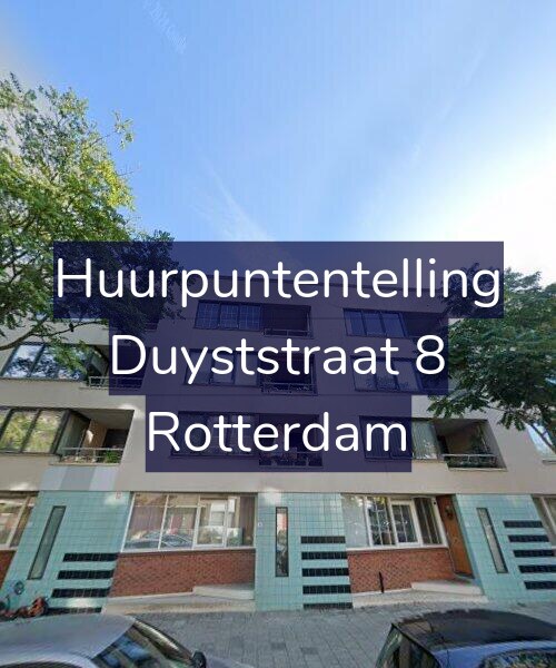 Foto gevel Huurpuntentelling voor Duyststraat 8, Rotterdam