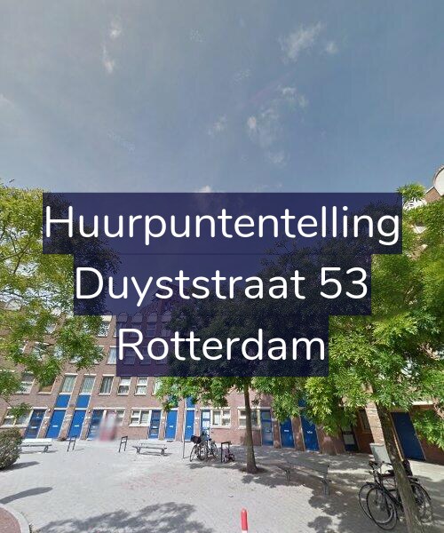 Foto gevel Huurpuntentelling voor Duyststraat 53, Rotterdam