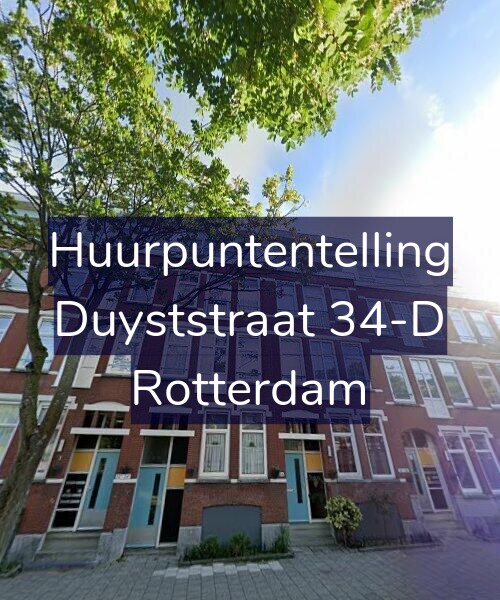 Foto gevel Huurpuntentelling voor Duyststraat 34-D, Rotterdam