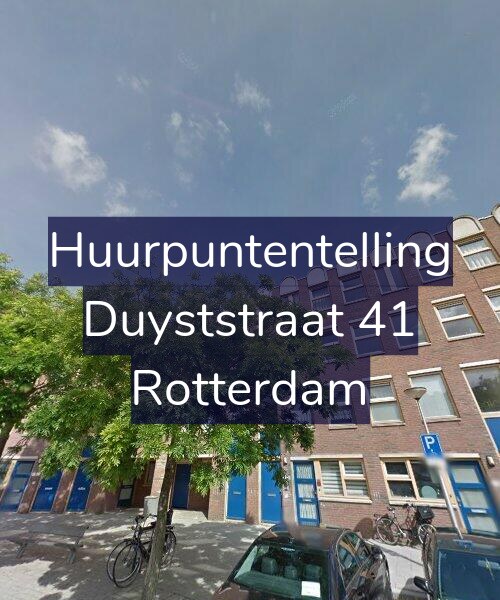 Foto gevel Huurpuntentelling voor Duyststraat 41, Rotterdam