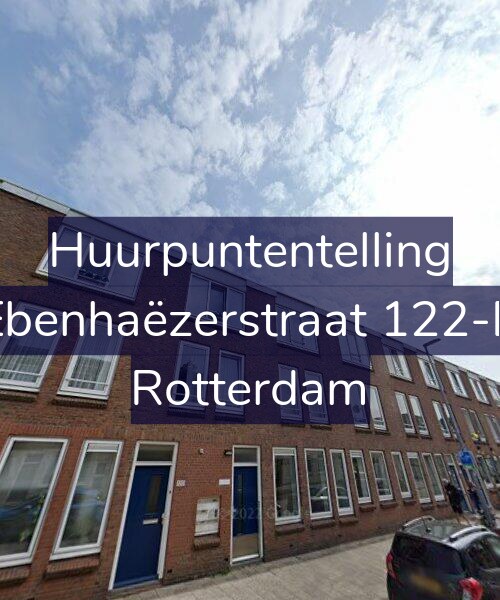 Foto gevel Huurpuntentelling voor Ebenhaëzerstraat 122-B, Rotterdam