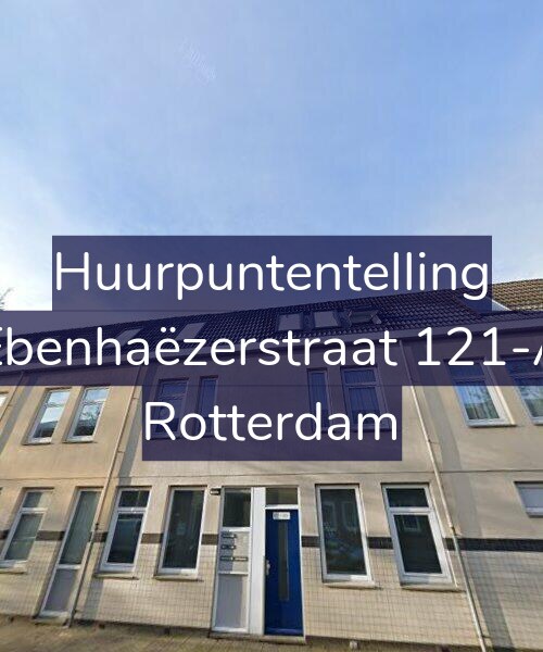 Foto gevel Huurpuntentelling voor Ebenhaëzerstraat 121-A, Rotterdam