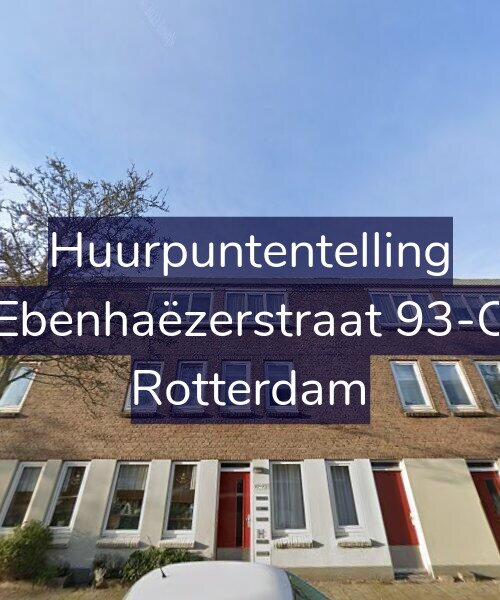 Foto gevel Huurpuntentelling voor Ebenhaëzerstraat 93-C, Rotterdam