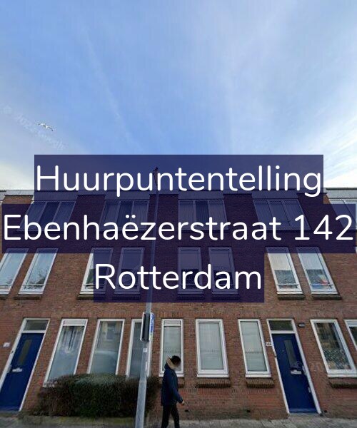 Foto gevel Huurpuntentelling voor Ebenhaëzerstraat 142, Rotterdam