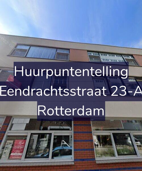 Foto gevel Huurpuntentelling voor Eendrachtsstraat 23-A, Rotterdam