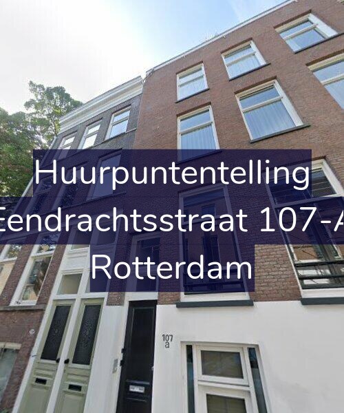 Foto gevel Huurpuntentelling voor Eendrachtsstraat 107-A, Rotterdam