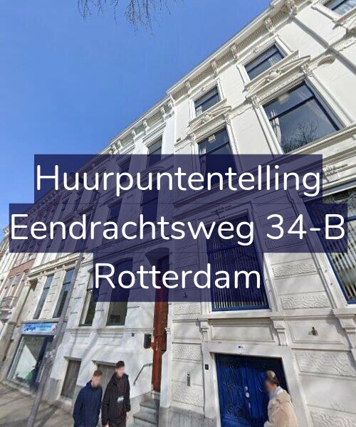 Foto gevel Huurpuntentelling voor Eendrachtsweg 34-B, Rotterdam