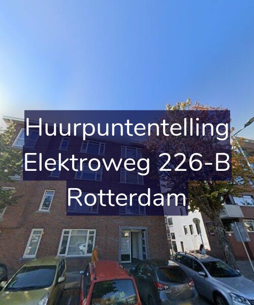 Foto gevel Huurpuntentelling voor Elektroweg 226-B, Rotterdam