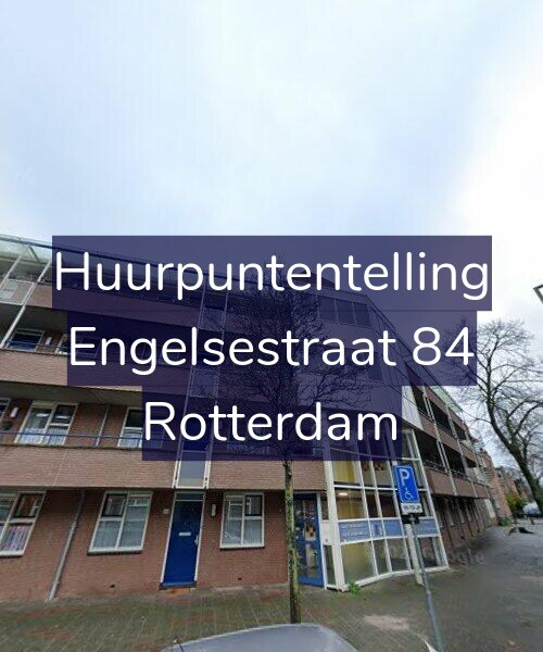 Foto gevel Huurpuntentelling voor Engelsestraat 84, Rotterdam