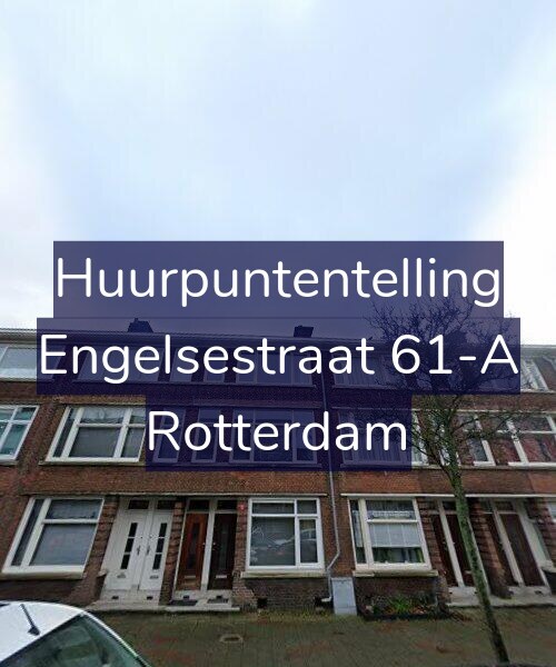 Foto gevel Huurpuntentelling voor Engelsestraat 61-A, Rotterdam