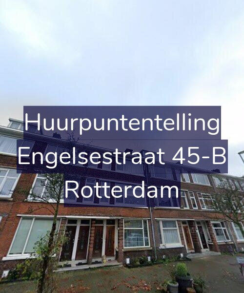Foto gevel Huurpuntentelling voor Engelsestraat 45-B, Rotterdam