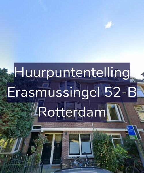 Foto gevel Huurpuntentelling voor Erasmussingel 52-B, Rotterdam