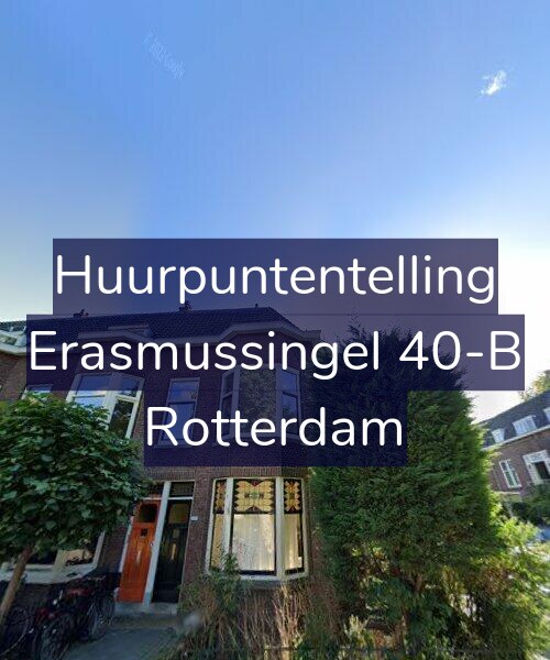 Foto gevel Huurpuntentelling voor Erasmussingel 40-B, Rotterdam