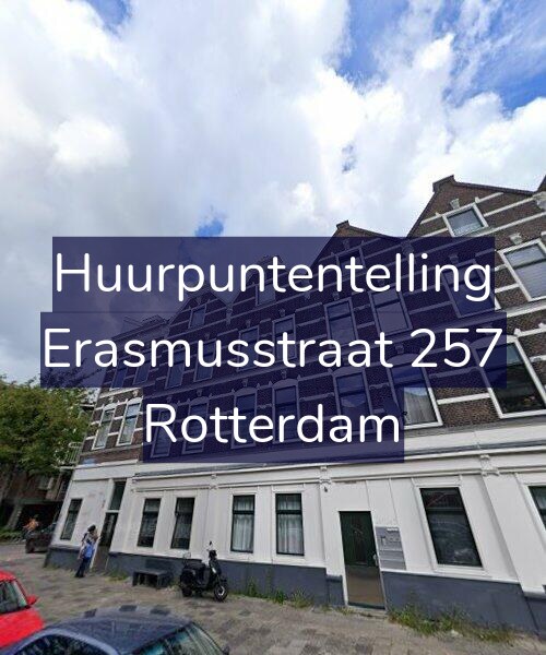Foto gevel Huurpuntentelling voor Erasmusstraat 257, Rotterdam