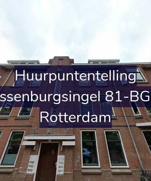 Foto gevel Huurpuntentelling voor Essenburgsingel 81-BGR, Rotterdam