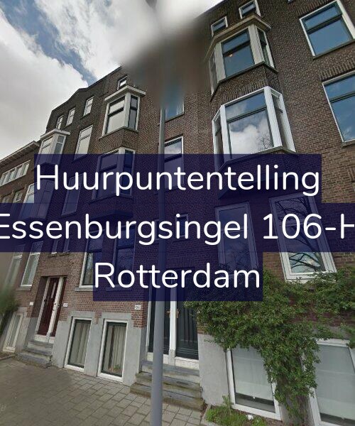 Foto gevel Huurpuntentelling voor Essenburgsingel 106-H, Rotterdam