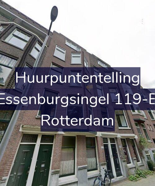 Foto gevel Huurpuntentelling voor Essenburgsingel 119-B, Rotterdam