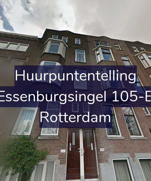 Foto gevel Huurpuntentelling voor Essenburgsingel 105-B, Rotterdam