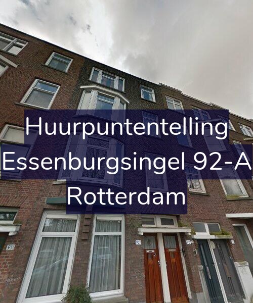 Foto gevel Huurpuntentelling voor Essenburgsingel 92-A, Rotterdam