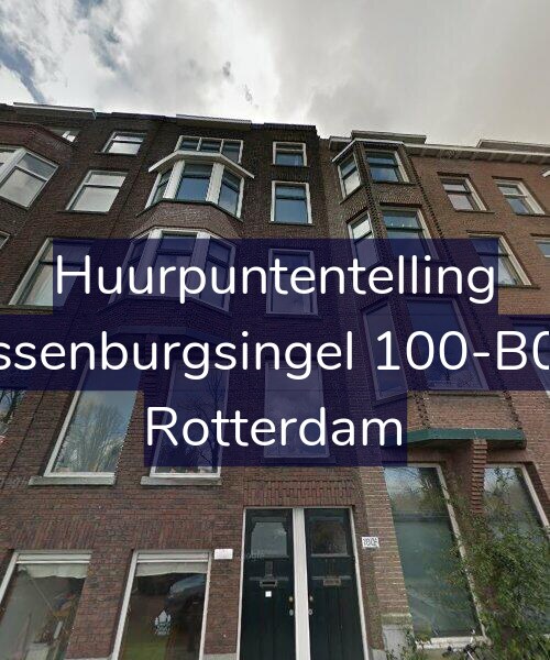 Foto gevel Huurpuntentelling voor Essenburgsingel 100-B01, Rotterdam