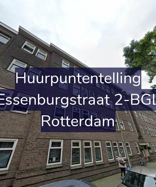 Foto gevel Huurpuntentelling voor Essenburgstraat 2-BGL, Rotterdam