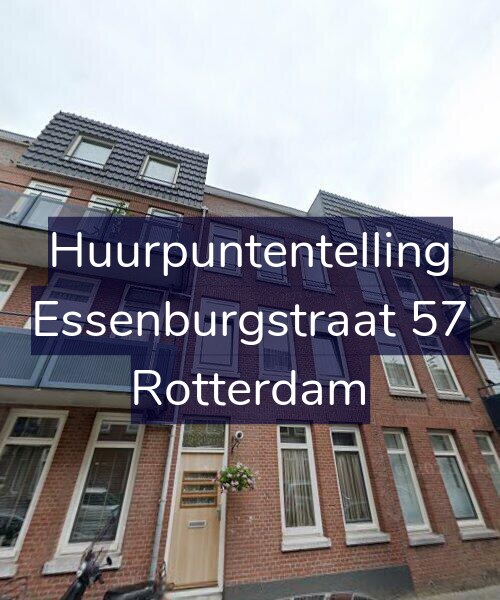 Foto gevel Huurpuntentelling voor Essenburgstraat 57, Rotterdam