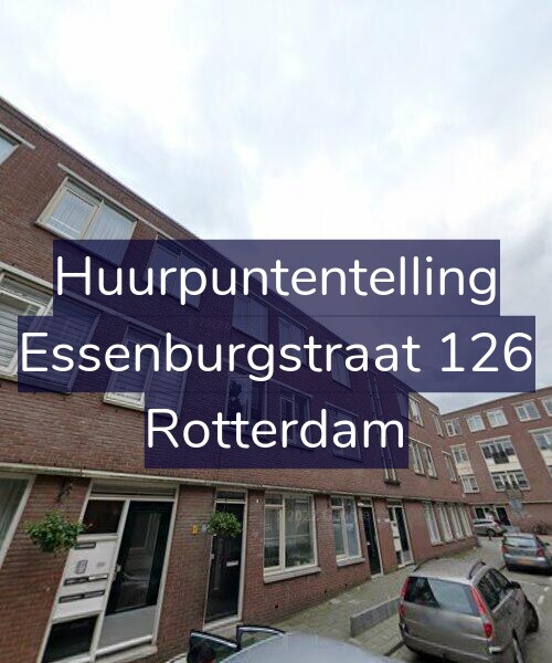 Foto gevel Huurpuntentelling voor Essenburgstraat 126, Rotterdam