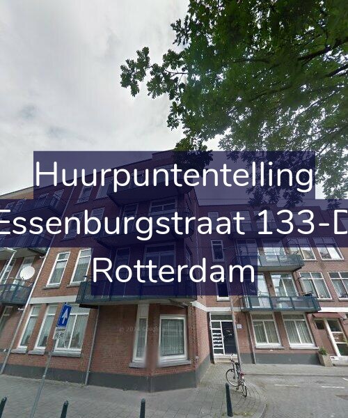 Foto gevel Huurpuntentelling voor Essenburgstraat 133-D, Rotterdam