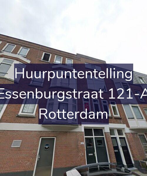 Foto gevel Huurpuntentelling voor Essenburgstraat 121-A, Rotterdam