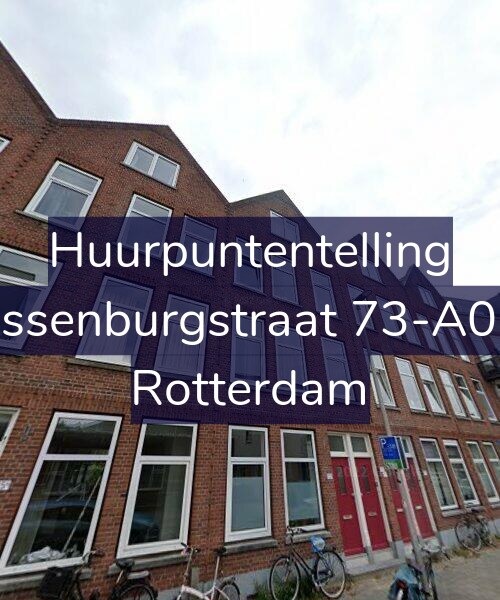 Foto gevel Huurpuntentelling voor Essenburgstraat 73-A01, Rotterdam