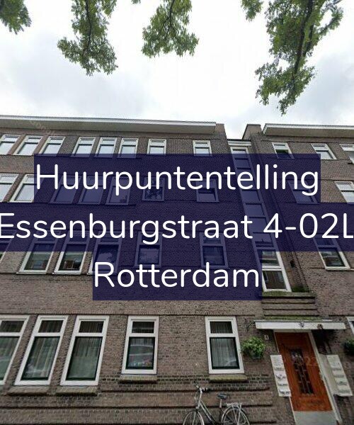 Foto gevel Huurpuntentelling voor Essenburgstraat 4-02L, Rotterdam