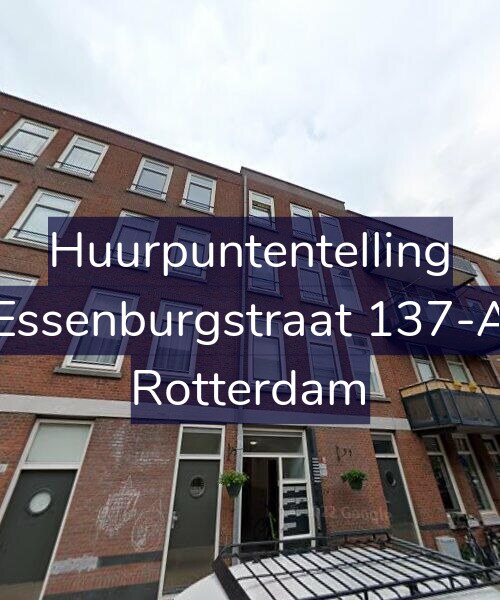 Foto gevel Huurpuntentelling voor Essenburgstraat 137-A, Rotterdam