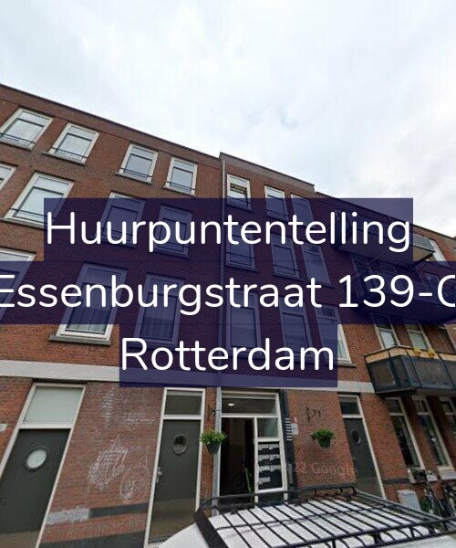 Foto gevel Huurpuntentelling voor Essenburgstraat 139-C, Rotterdam