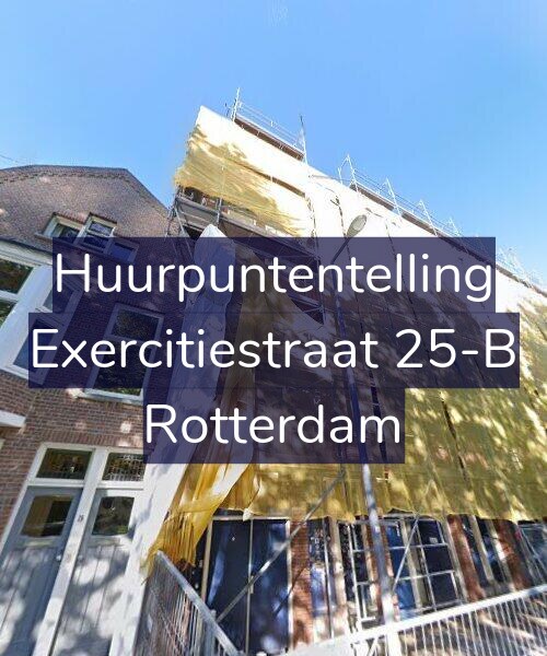 Foto gevel Huurpuntentelling voor Exercitiestraat 25-B, Rotterdam