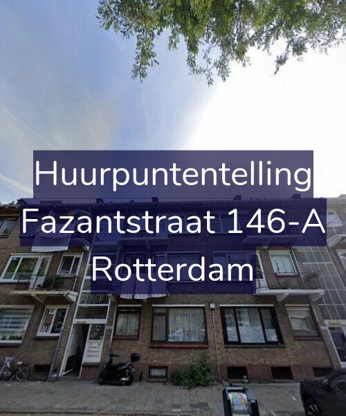 Foto gevel Huurpuntentelling voor Fazantstraat 146-A, Rotterdam