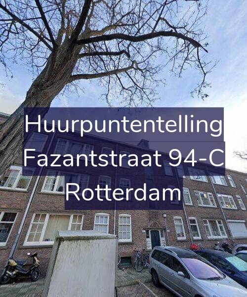 Foto gevel Huurpuntentelling voor Fazantstraat 94-C, Rotterdam
