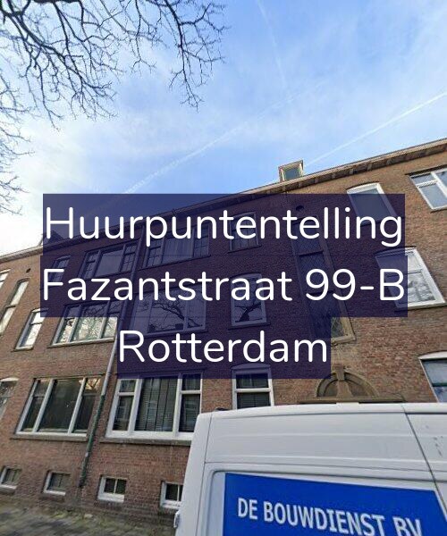 Foto gevel Huurpuntentelling voor Fazantstraat 99-B, Rotterdam