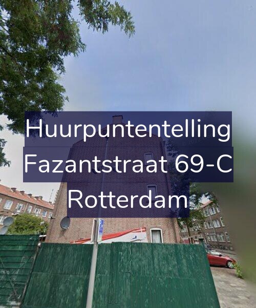 Foto gevel Huurpuntentelling voor Fazantstraat 69-C, Rotterdam