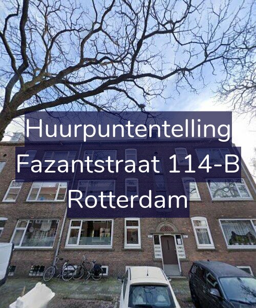 Foto gevel Huurpuntentelling voor Fazantstraat 114-B, Rotterdam
