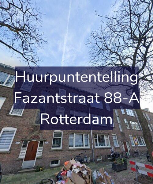 Foto gevel Huurpuntentelling voor Fazantstraat 88-A, Rotterdam