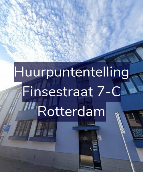 Foto gevel Huurpuntentelling voor Finsestraat 7-C, Rotterdam