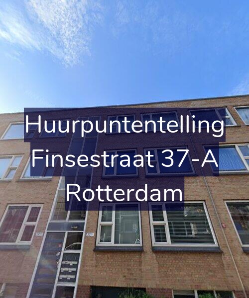 Foto gevel Huurpuntentelling voor Finsestraat 37-A, Rotterdam