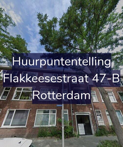 Foto gevel Huurpuntentelling voor Flakkeesestraat 47-B, Rotterdam